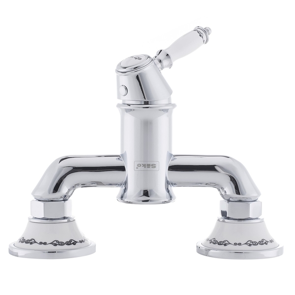 Doplňující obrázek k produktu Retro sprchová baterie rozteč 150mm chrom