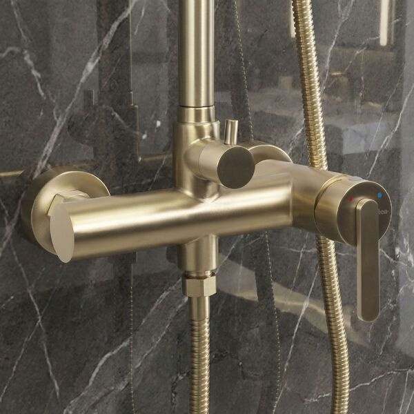 Doplňující obrázek k produktu Sprchový set Rea Ontario Brush Gold