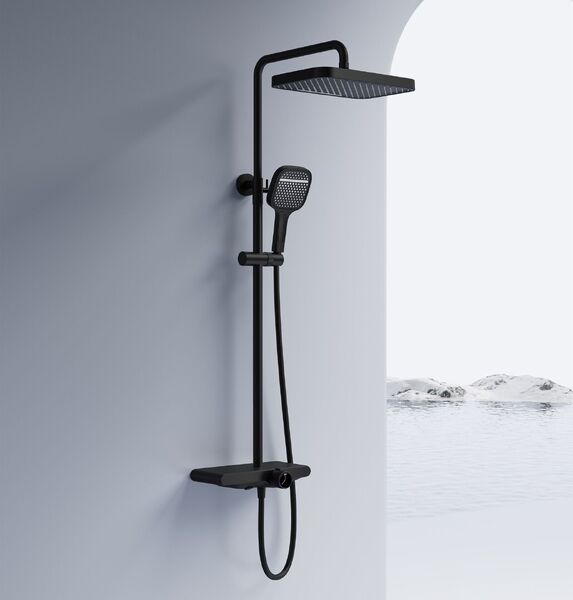 Doplňující obrázek k produktu Sprchový systém REA Bari černá