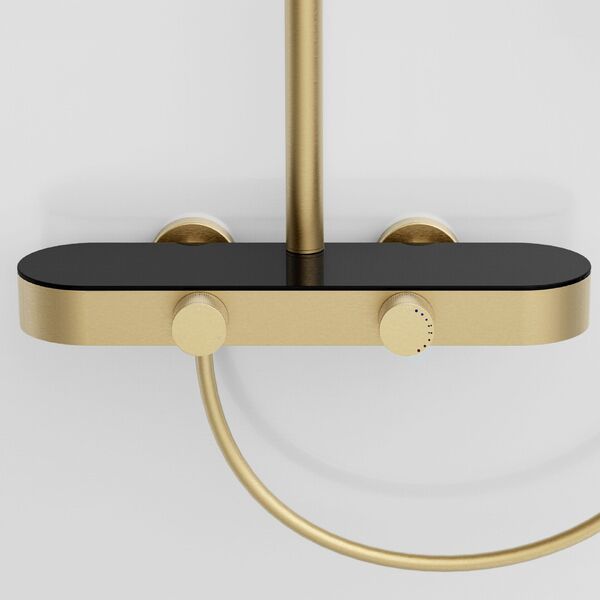 Doplňující obrázek k produktu Sprchový systém Rea Creo Brush Gold