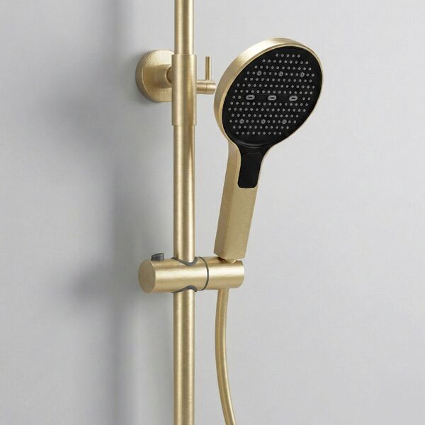 Doplňující obrázek k produktu Sprchový systém Rea Creo Brush Gold