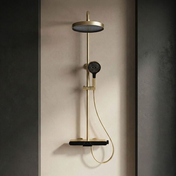 Doplňující obrázek k produktu Sprchový systém REA Farel Brush Gold