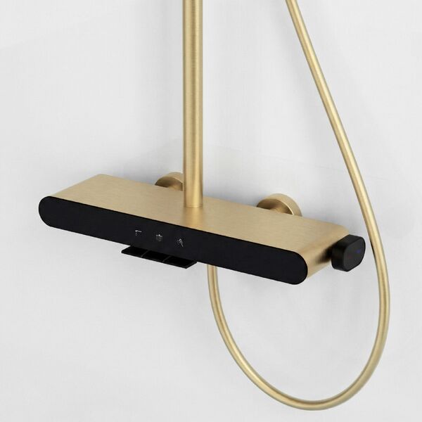 Doplňující obrázek k produktu Sprchový systém REA Farel Brush Gold