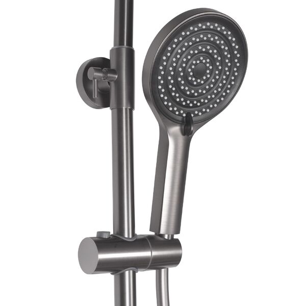 Doplňující obrázek k produktu Sprchový systém REA Savio Led titan