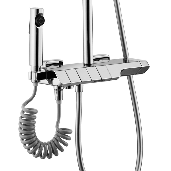 Doplňující obrázek k produktu Sprchový systém s termostatem REA ROB chrom
