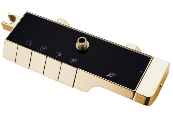 Doplňující obrázek k produktu Sprchový systém s termostatem REA ROB zlato