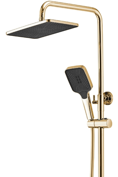 Doplňující obrázek k produktu Sprchový systém s termostatem REA ROB zlato
