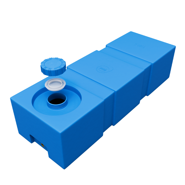 Doplňující obrázek k produktu Nádrž do karavanu 120 litrů modrá