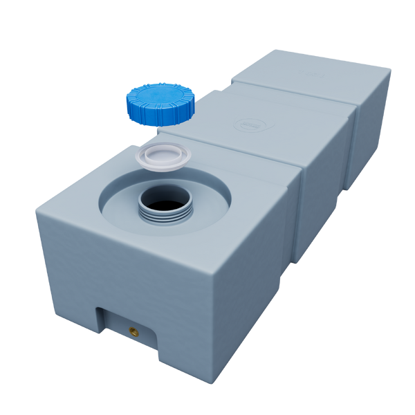 Doplňující obrázek k produktu Nádrž do karavanu 120 litrů šedá