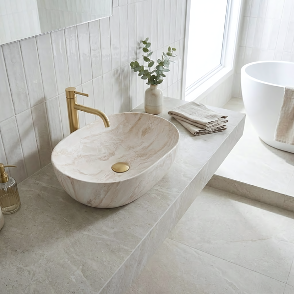 Doplňující obrázek k produktu Umyvadlo na desku REA Amelia Kallisto 48