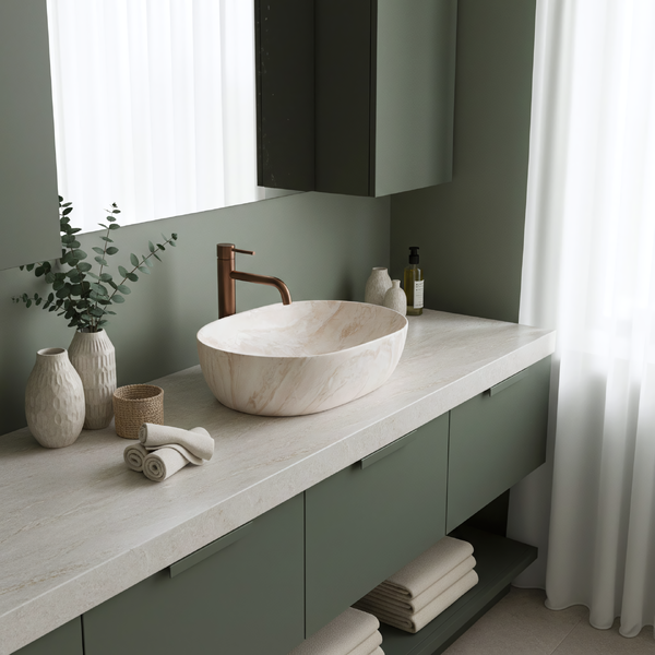 Doplňující obrázek k produktu Umyvadlo na desku REA Amelia Kallisto 48