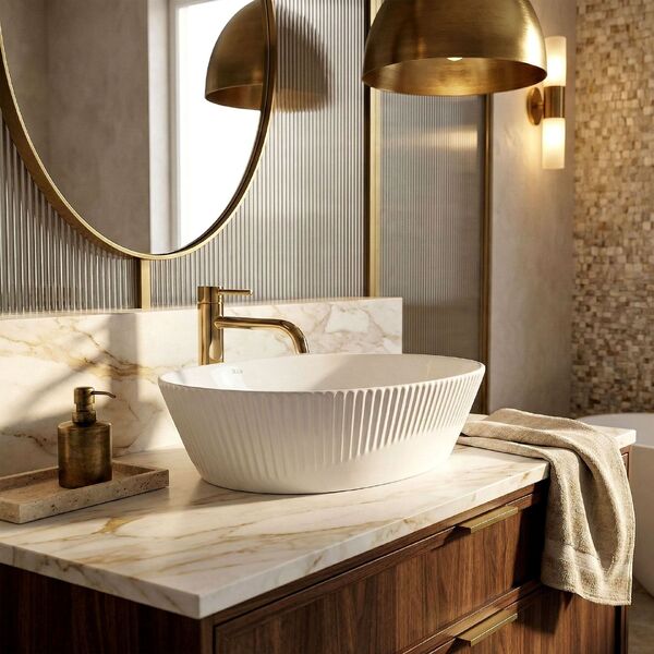 Doplňující obrázek k produktu Umyvadlo na desku REA Astoria