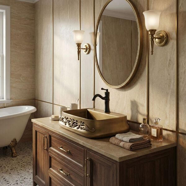 Doplňující obrázek k produktu Umyvadlo na desku REA Castel