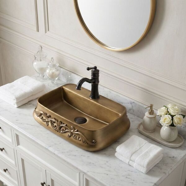 Doplňující obrázek k produktu Umyvadlo na desku REA Castel