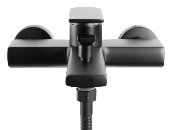 Doplňující obrázek k produktu Vanová baterie se sprchou REA VERSO rozteč 150 mm černá