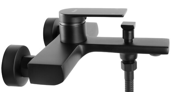 Doplňující obrázek k produktu Vanová baterie se sprchou REA VERSO rozteč 150 mm černá