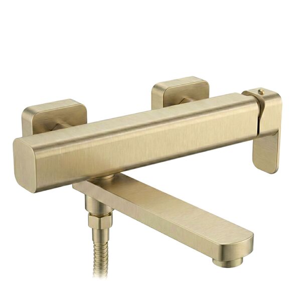 Doplňující obrázek k produktu Vanová baterie se sklopným výtokem Rea Arlo Gold Brush