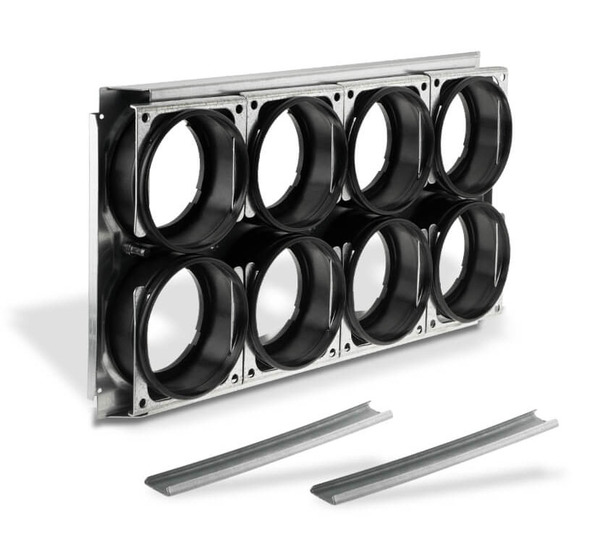 Doplňující obrázek k produktu Zehnder ComfoWell Montážní deska pro připojení ComfoTube 75/90 - 8 hrdel